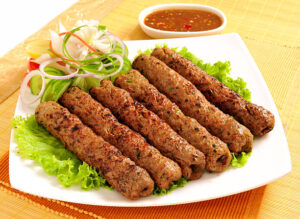 Chicken seekh kabab