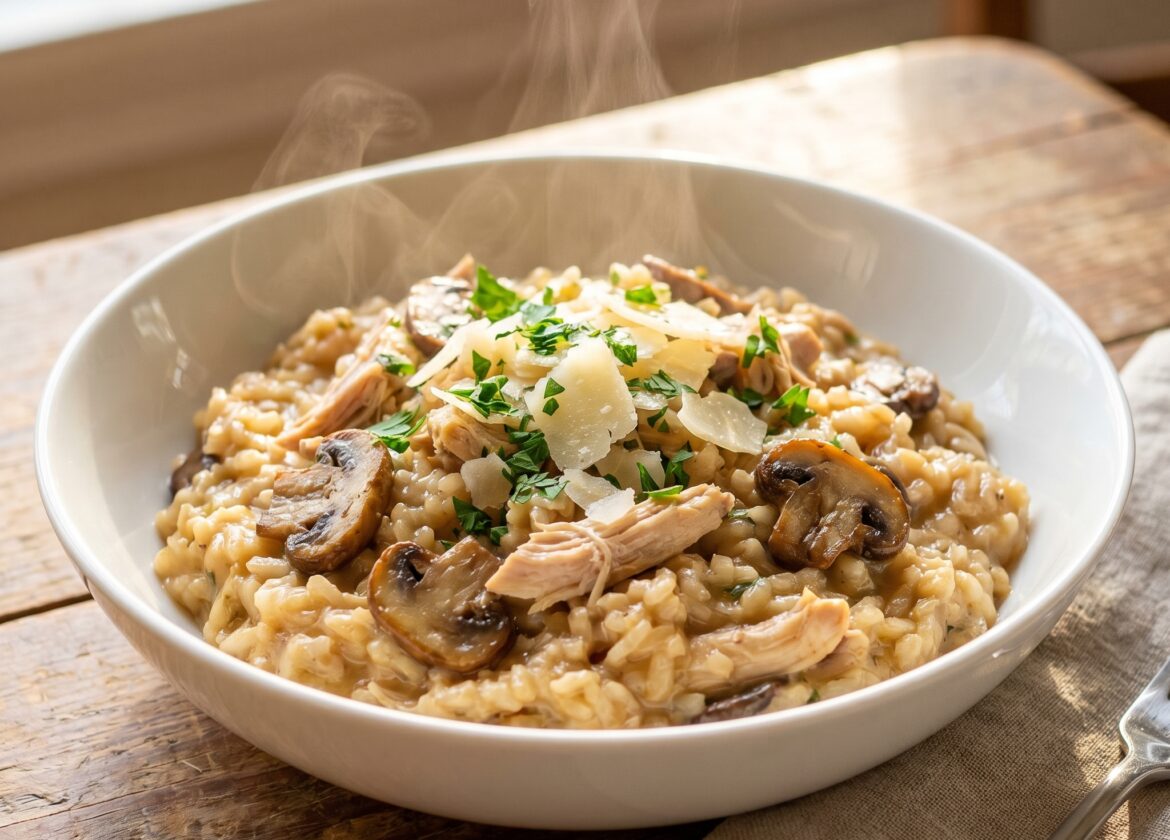 Mary Berry Chicken and Mushroom Risotto Recipe