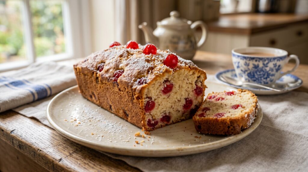 Mary Berry Cherry and Coconut Cake Recipe