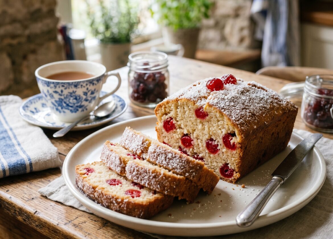 Mary Berry Cherry and Coconut Cake Recipe