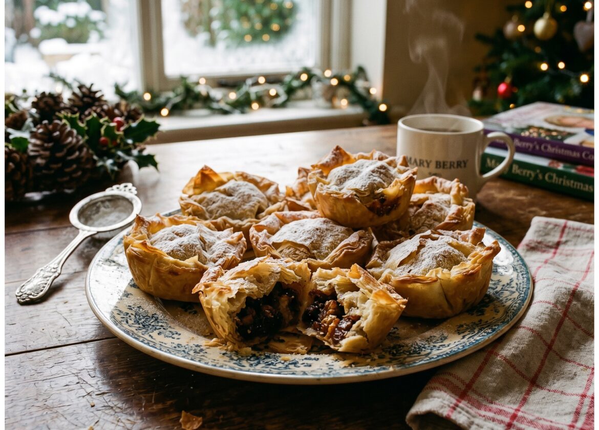 Mary Berry Filo Pastry Mince Pies Recipe – Light, Crispy & Festive Christmas Treat