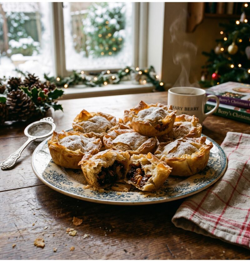 Mary Berry Filo Pastry Mince Pies Recipe – Light, Crispy & Festive Christmas Treat
