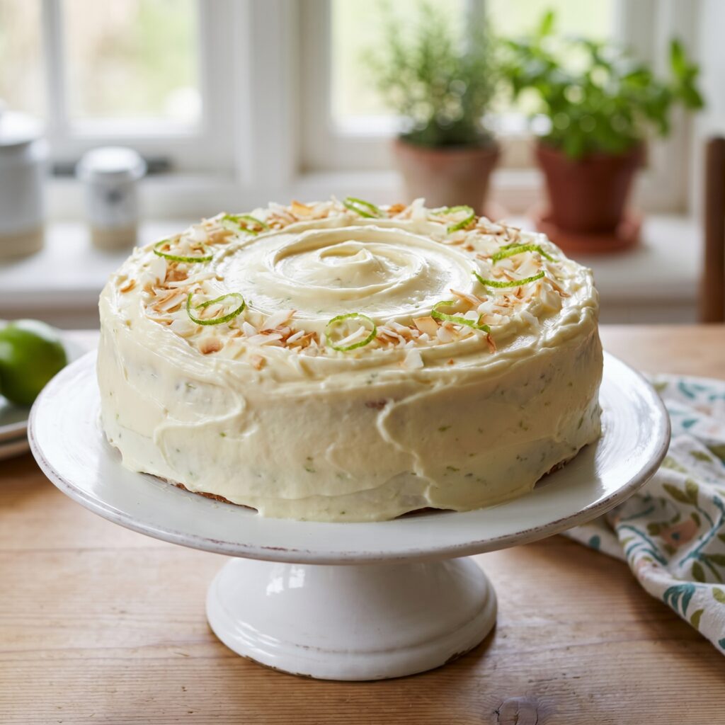 Mary Berry Lime and Coconut Cake Recipe