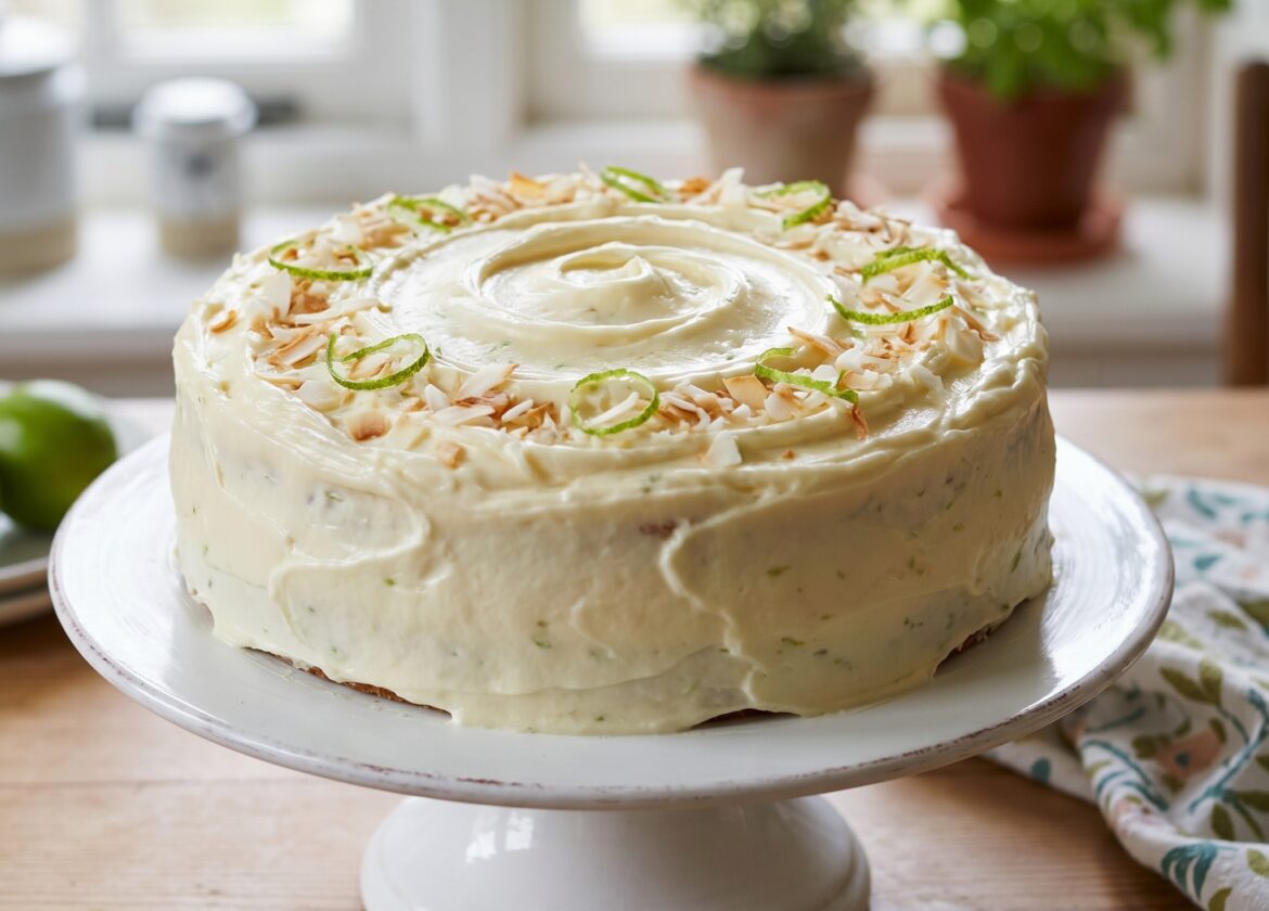 Mary Berry Lime and Coconut Cake Recipe