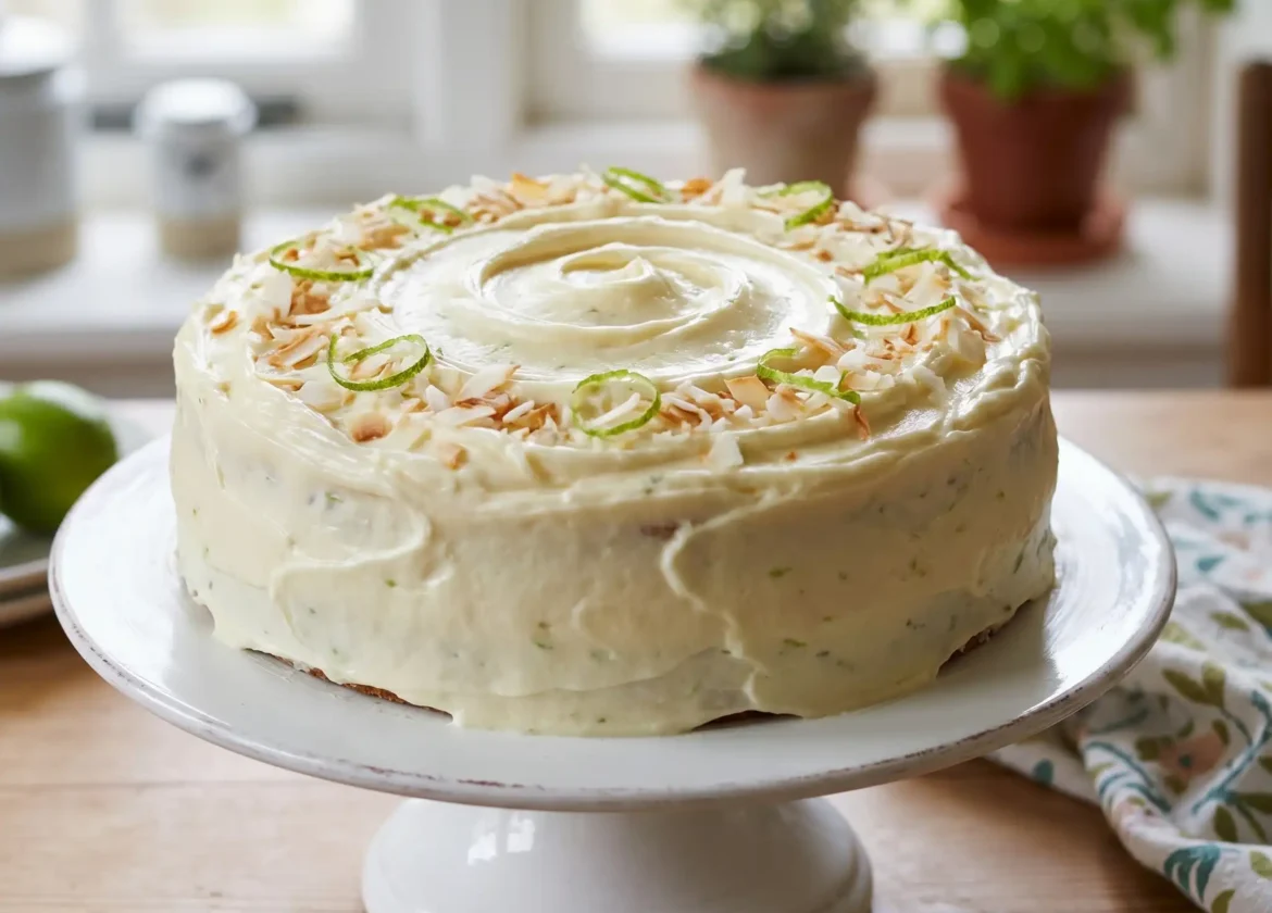 Mary Berry Lime and Coconut Cake Recipe