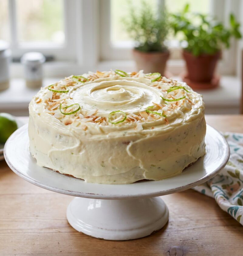 Mary Berry Lime and Coconut Cake Recipe