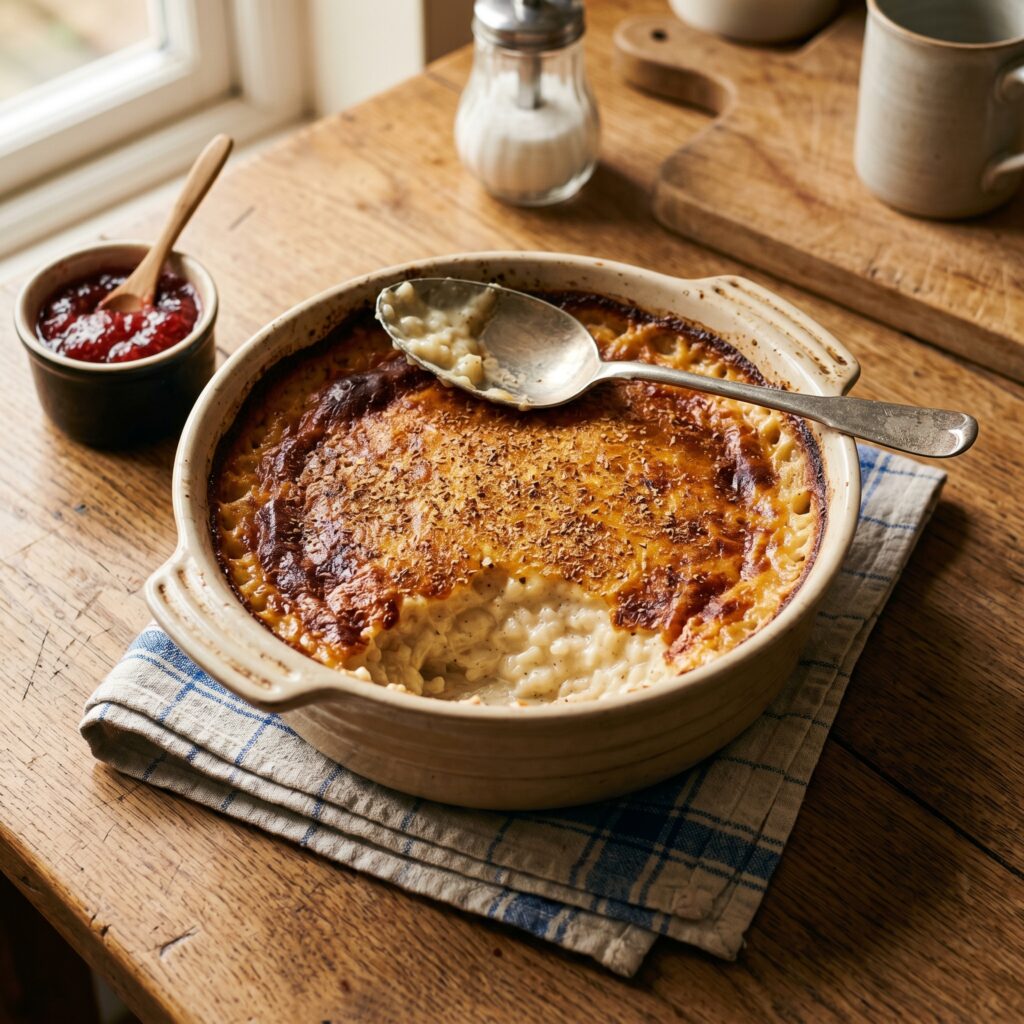 Mary Berry Traditional UK Rice Pudding Recipe