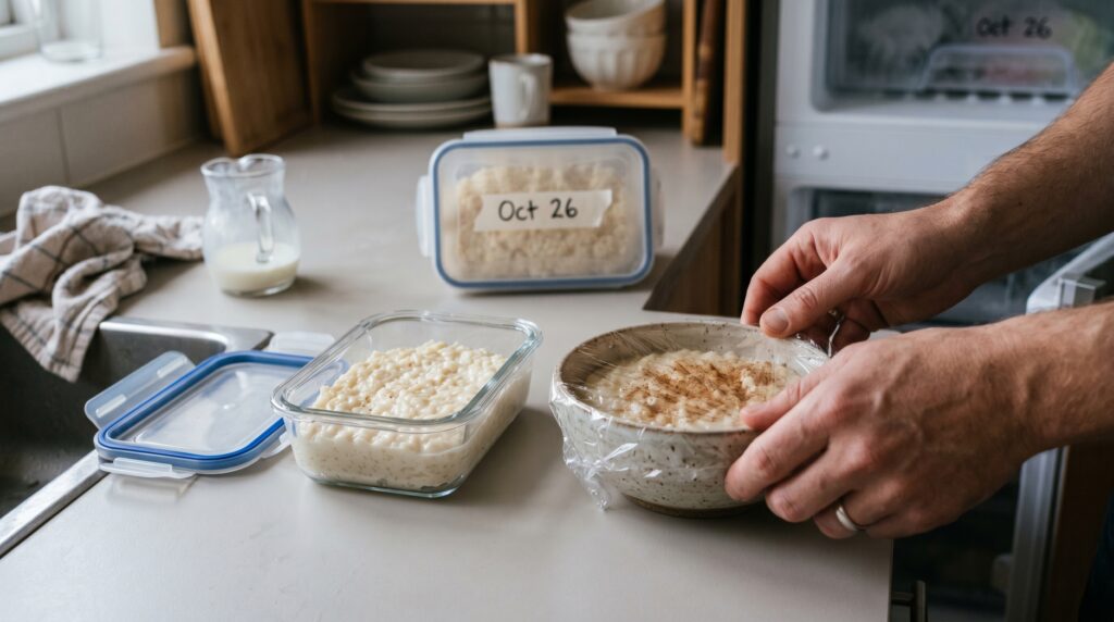 Storing Your Rice Pudding