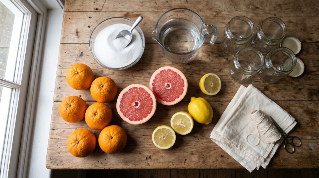 Mary Berry Three Fruit Marmalade Recipe Ingredients