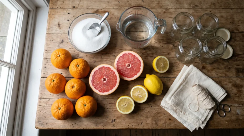Mary Berry Three Fruit Marmalade Recipe Ingredients