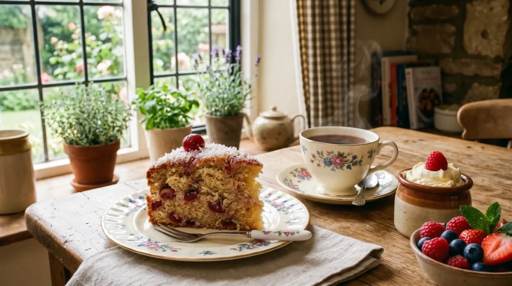 How to Make Mary Berry Cherry and Coconut Cake Recipe