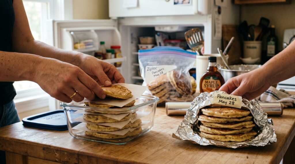 Storing Your Buttermilk Pancakes