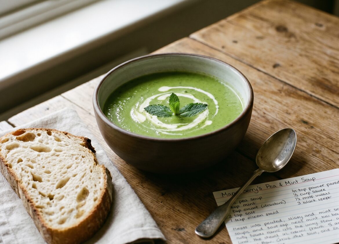 Mary Berry Pea and Mint Soup Recipe