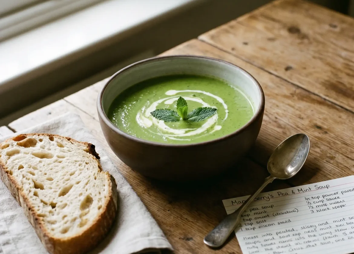 Mary Berry Pea and Mint Soup Recipe