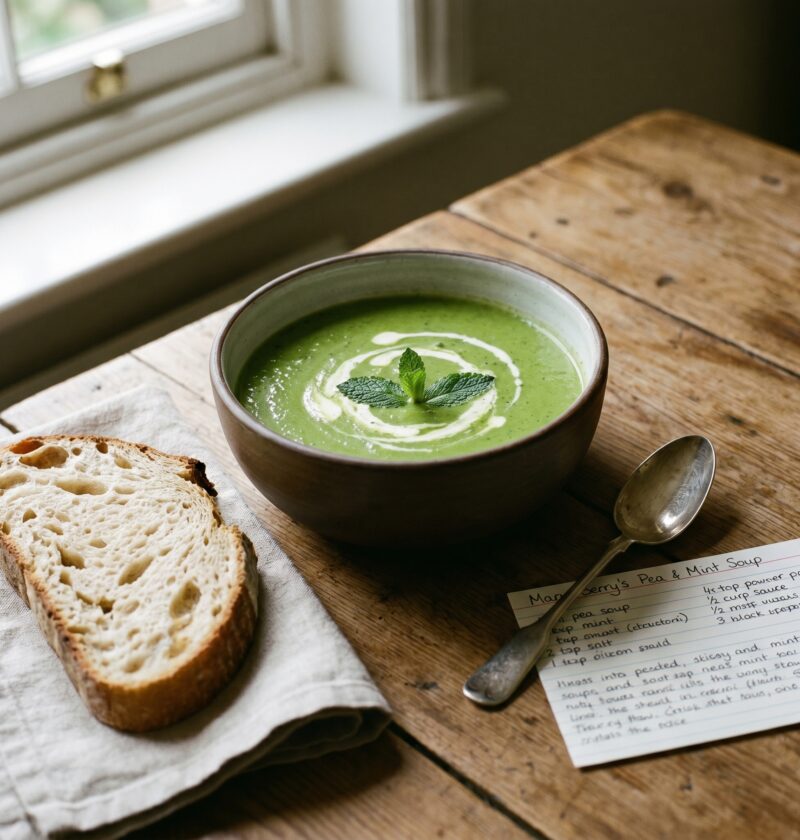 Mary Berry Pea and Mint Soup Recipe