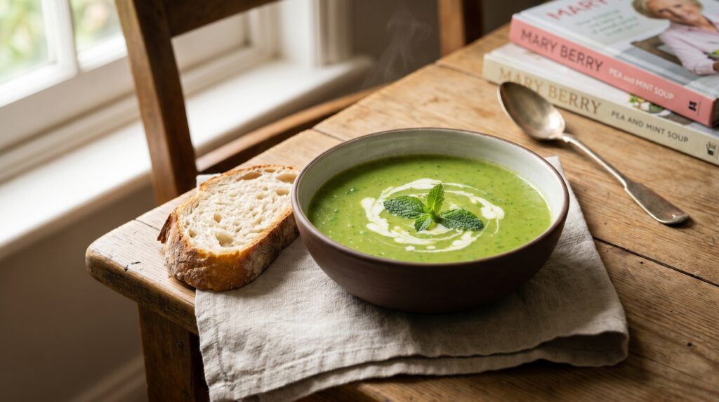 Mary Berry Pea and Mint Soup Recipe