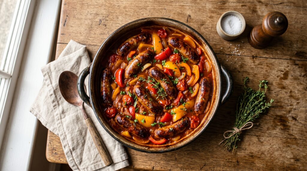 Mary Berry Sausage and Red Pepper Casserole Recipe
What Is Mary Berry's Sausage and Red Pepper Casserole?