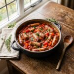 Mary Berry Sausage and Red Pepper Casserole Recipe