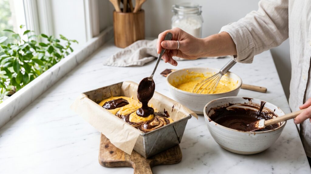 How to Build the Batter and Get That Swirl Right