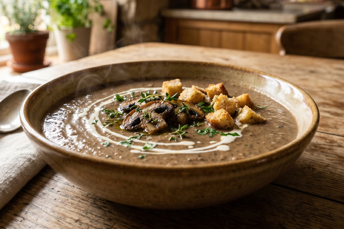 Mary Berry Chestnut Mushroom Soup Recipe