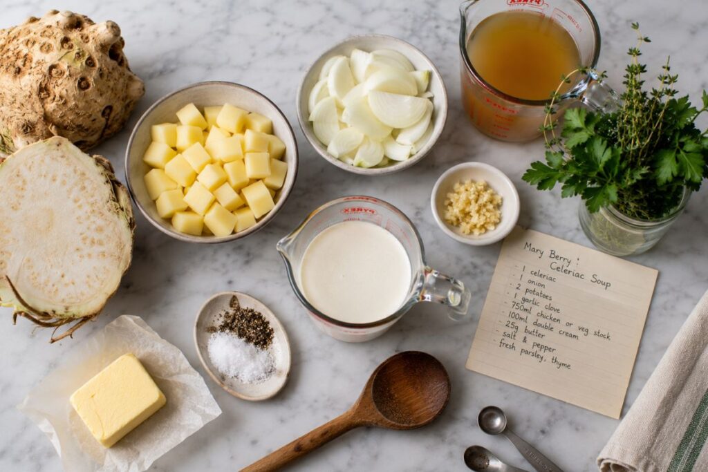 Mary Berry Celeriac Soup Ingredients