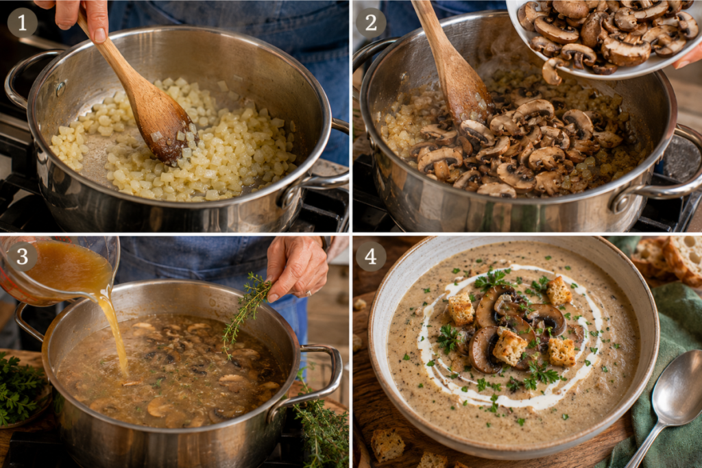 How to Make Mary Berry Mushroom Soup Recipe