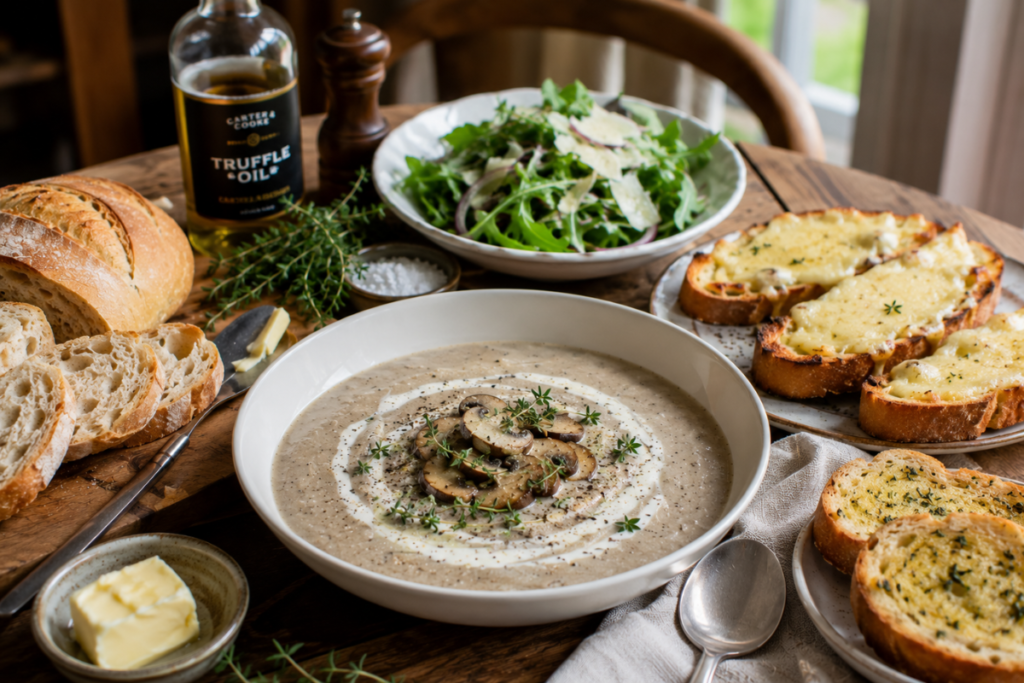 What To Serve With Mushroom Soup