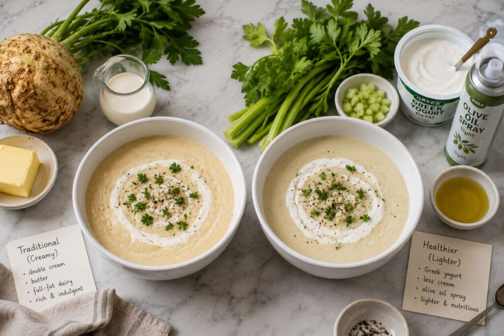 Healthier Version of Mary Berry Celeriac Soup