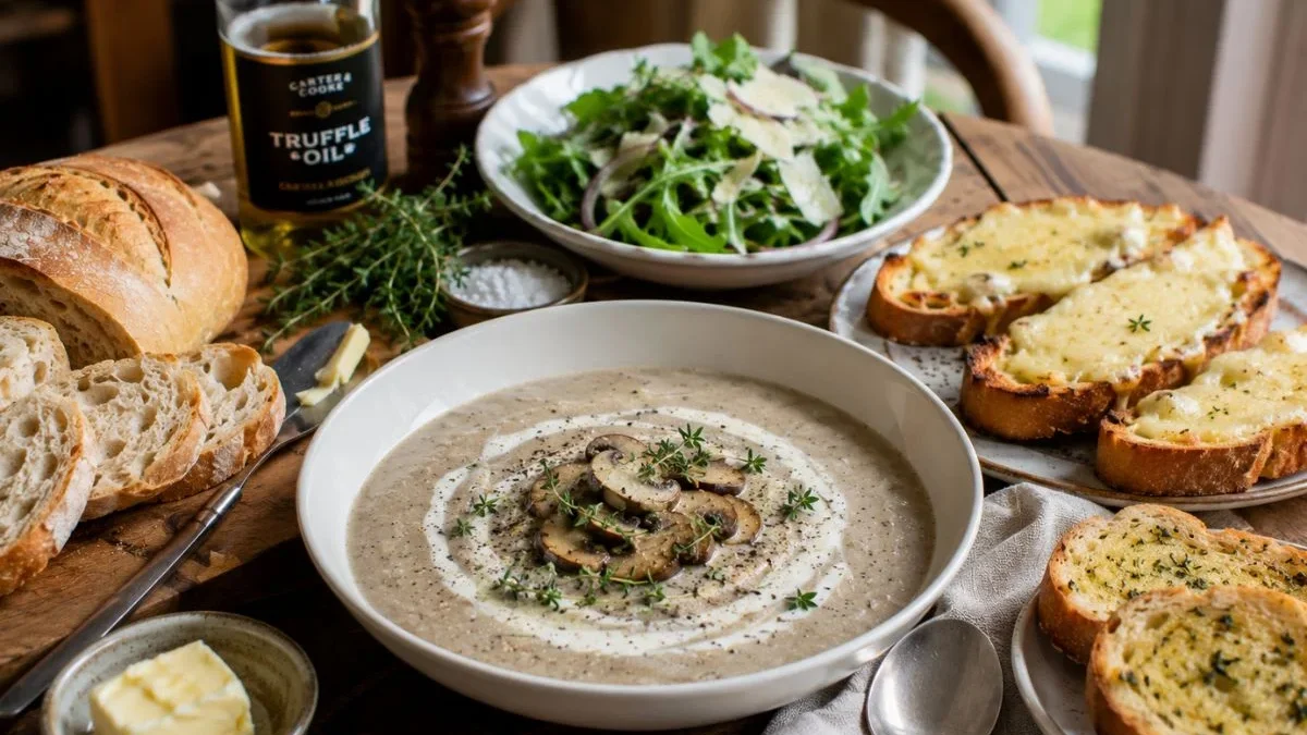 What To Serve With Mushroom Soup