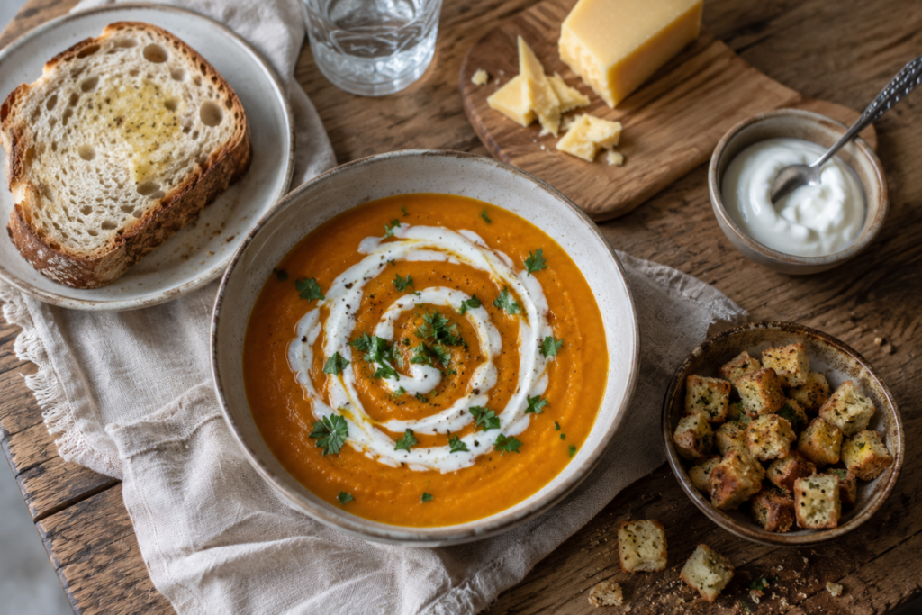 What To Serve With Carrot and Coriander Soup