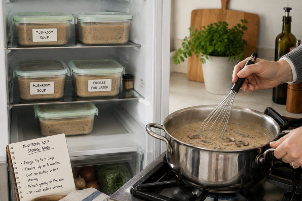 How To Store Mushroom Soup