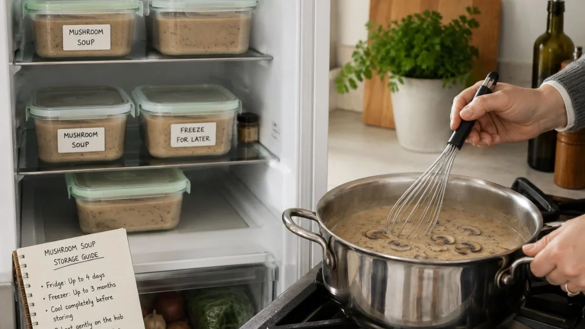 How To Store Mushroom Soup