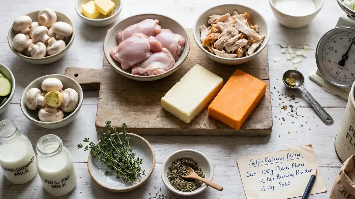 Ingredient Substitutions for Mary Berry Chicken Cobbler