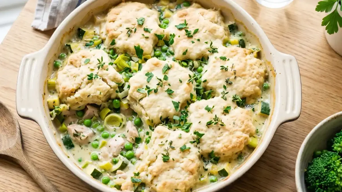 Healthier Version of Mary Berry Chicken Cobbler