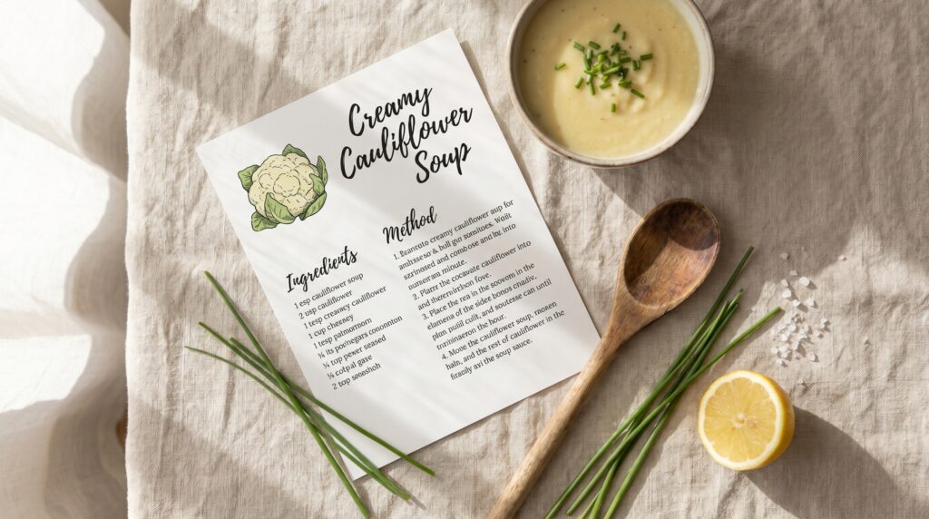 Recipe Card — By Milli Rose