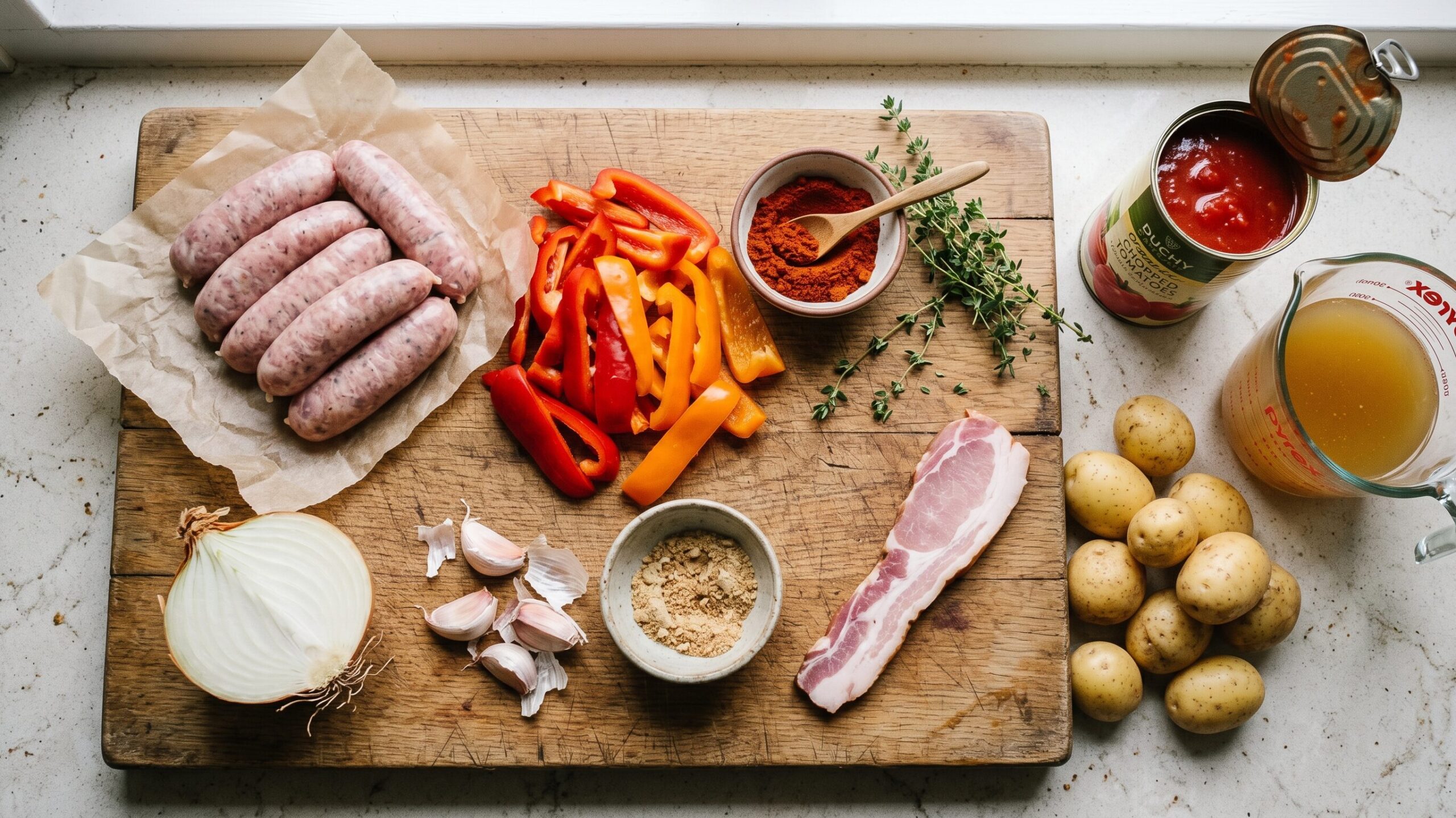 Mary Berry Sausage and Red Pepper Casserole Recipe