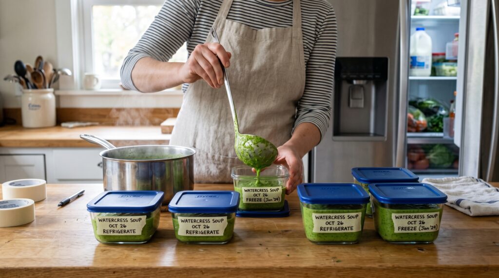 How To Store Watercress Soup