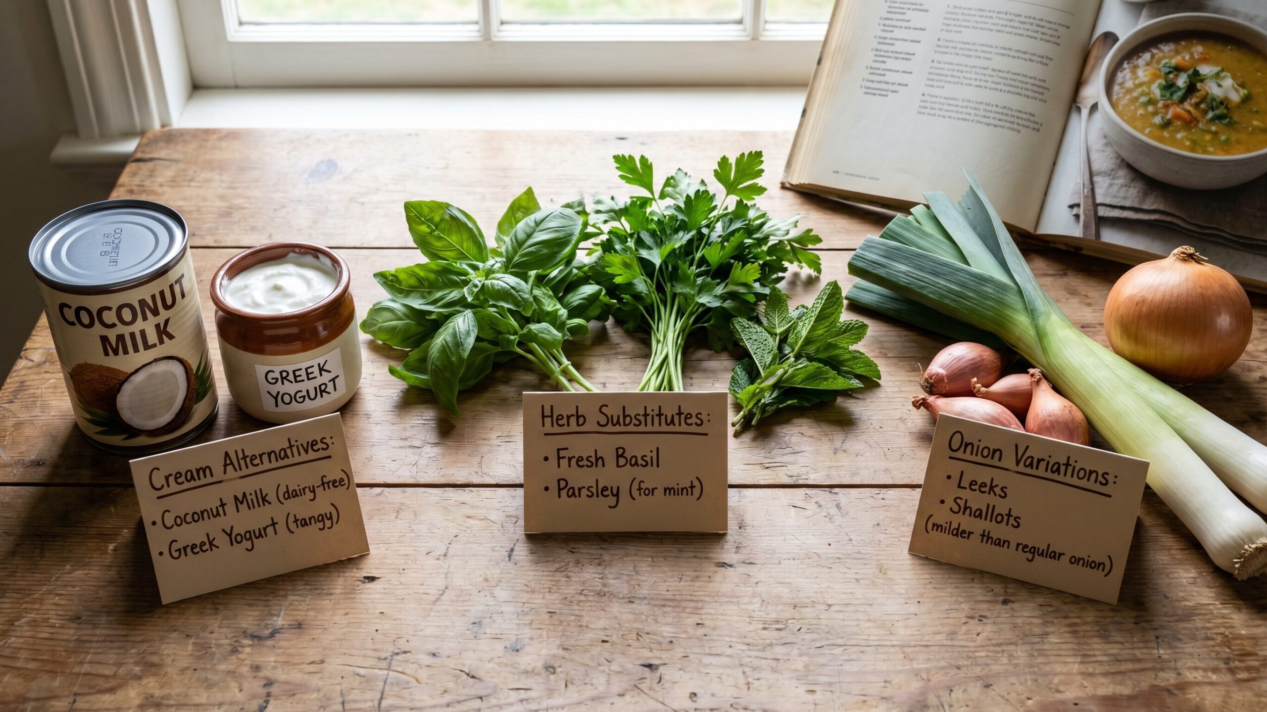 Ingredient Substitutions for Mary Berry Pea and Mint Soup