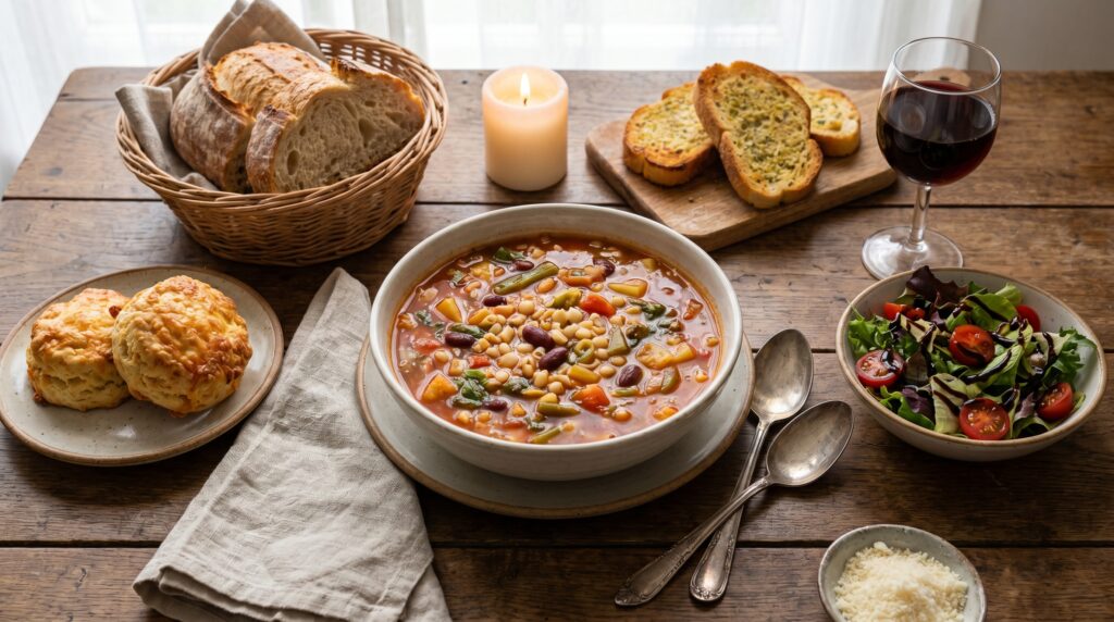 Pairing Ideas: What to Serve With Mary Berry Minestrone Soup