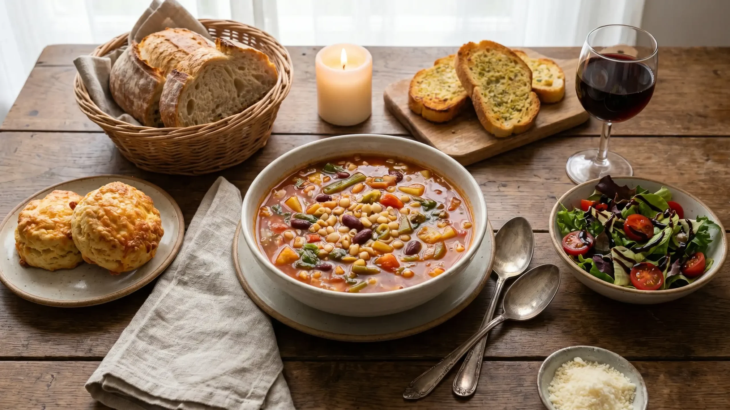 Pairing Ideas: What to Serve With Mary Berry Minestrone Soup