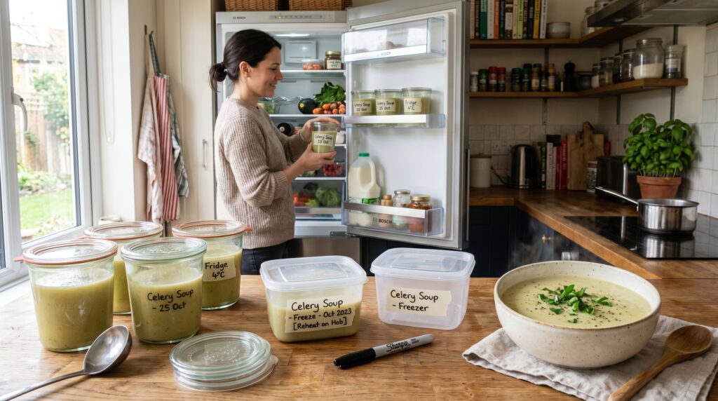 Storage Instructions / Storage and Reheating / How Long Will Leftover Celery Soup Keep It?