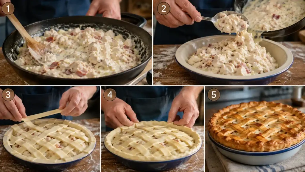 How to Make Mary Berry Chicken And Bacon Pie