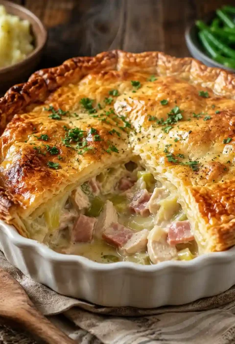 Mary Berry Chicken and Ham Pie Recipe