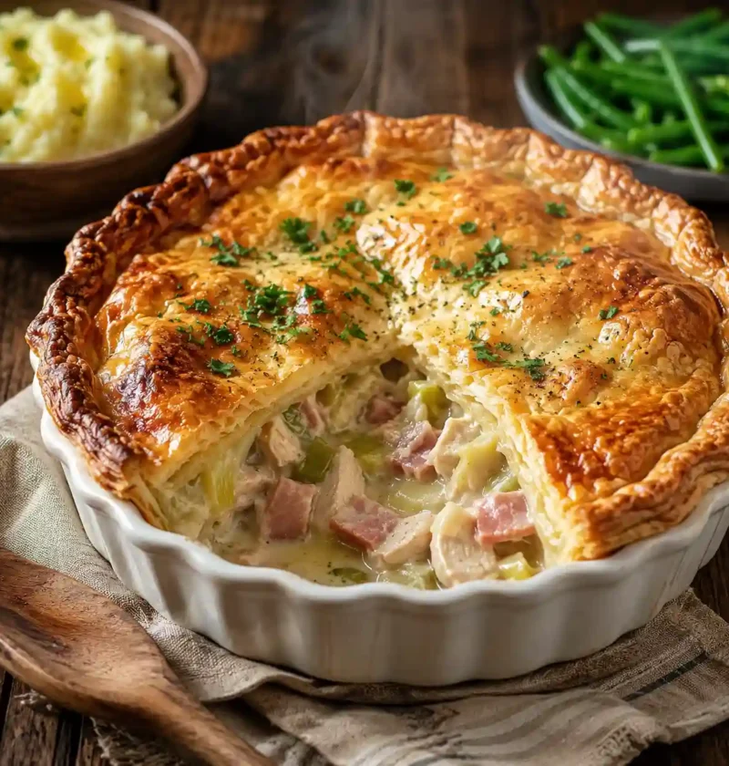 Mary Berry Chicken and Ham Pie Recipe