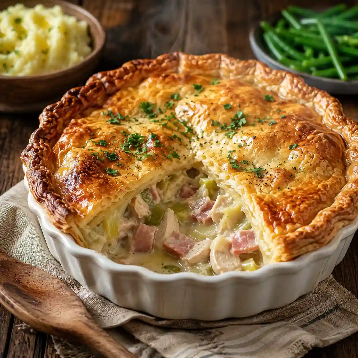 Mary Berry Chicken and Ham Pie Recipe