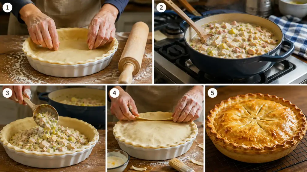 How to Make Mary Berry Chicken and Ham Pie