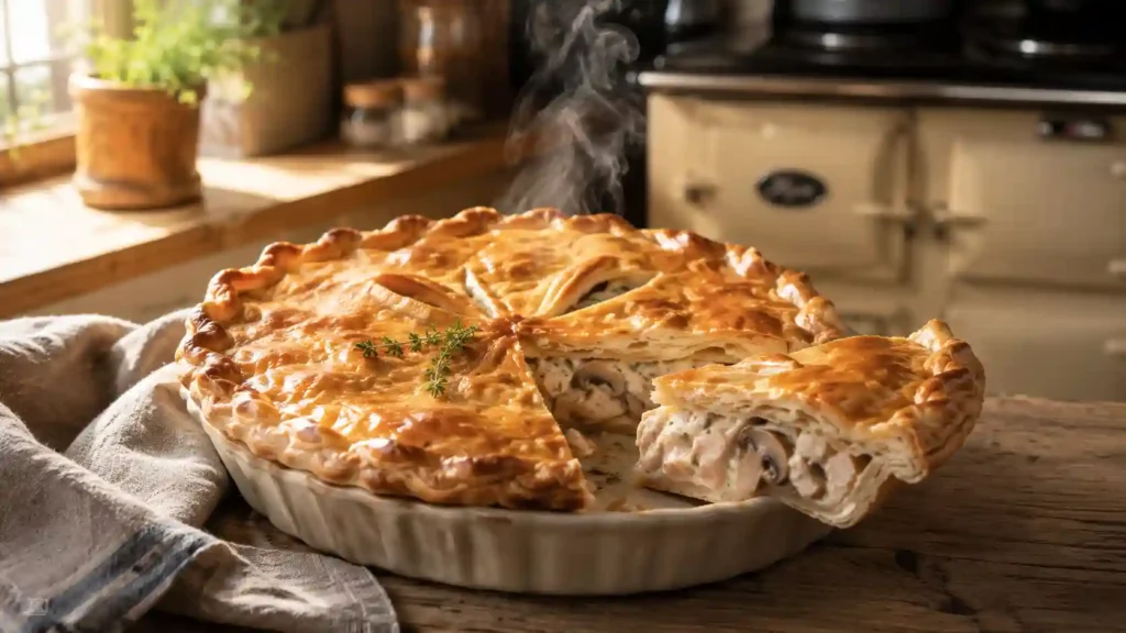 Mary Berry Chicken and Mushroom Pie Recipe (Creamy & Easy)
What is Mary Berry Chicken and Mushroom Pie?