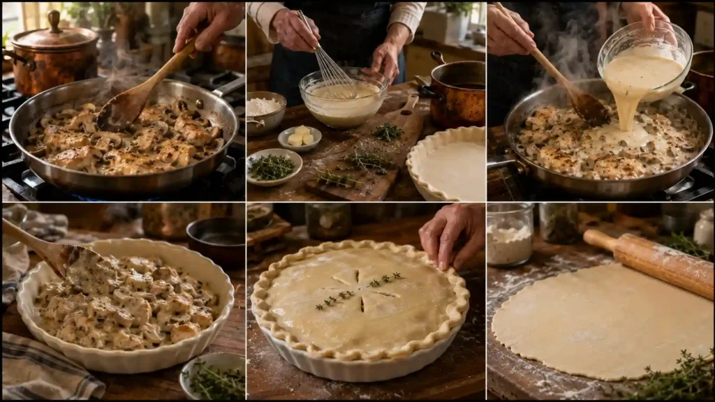 How to Make Mary Berry Chicken and Mushroom Pie Recipe