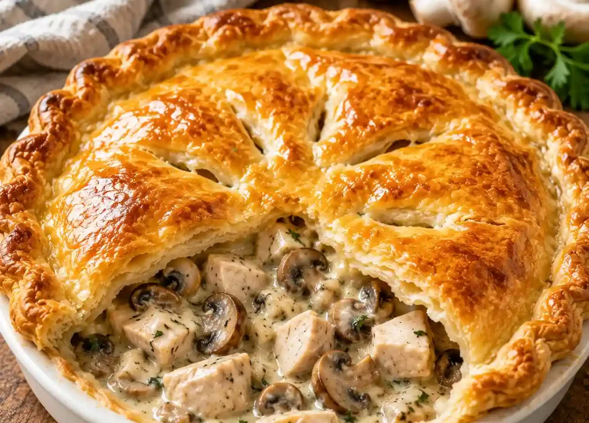 Mary Berry Chicken and Mushroom Pie Recipe (Creamy & Easy)