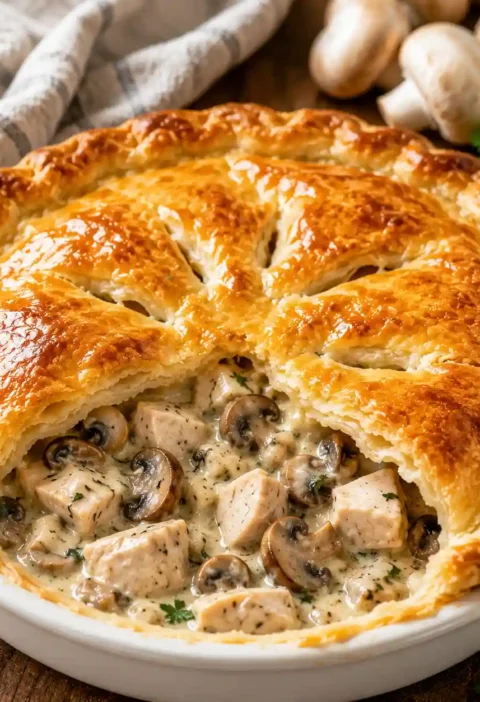 Mary Berry Chicken and Mushroom Pie Recipe (Creamy & Easy)